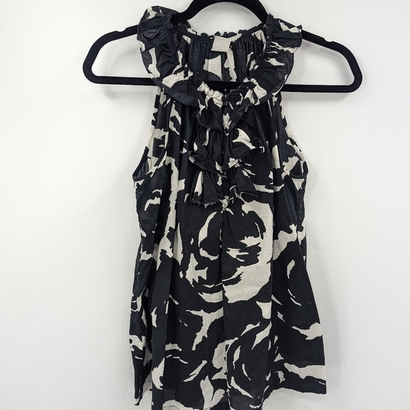 J.CREW FACTORY Sleeveless Ruffle Halter Top - Picture 1 of 5
